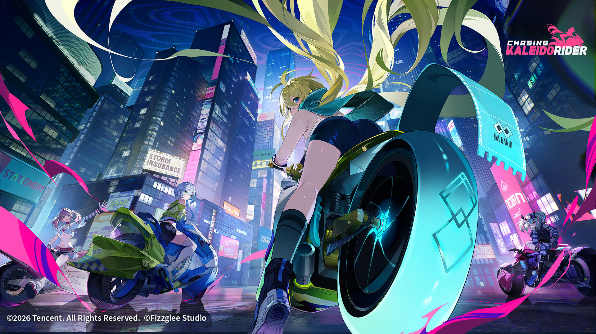 Chasing: Kaleido RIDER key art