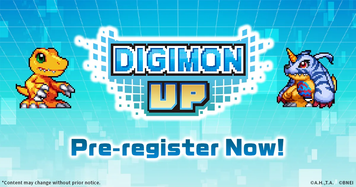DIGIMON UP (Ultimate Power) key art